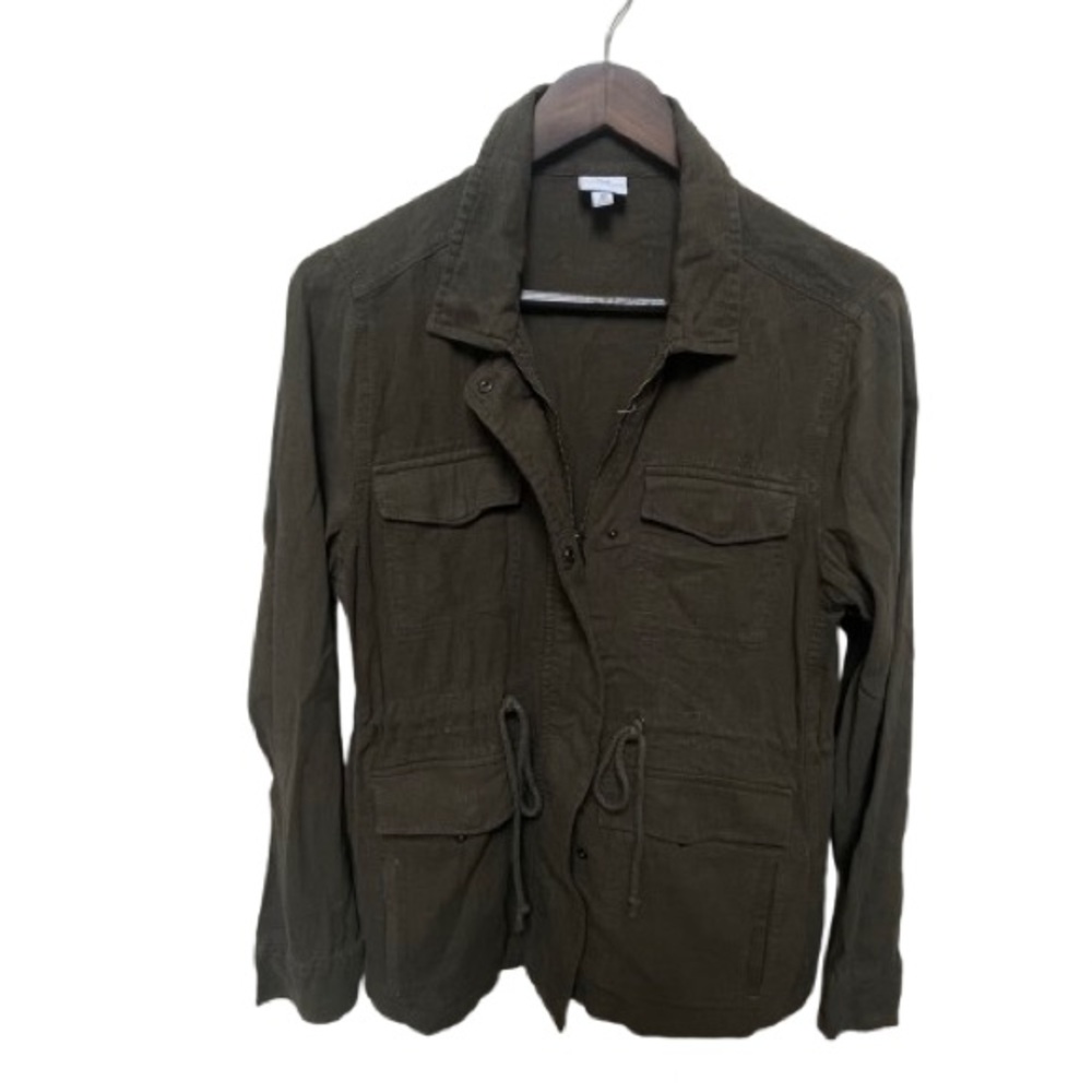 New Directions Green Linen Blend Jacket Medium
